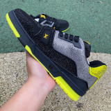 Authentic LV Trainer Sneaker Low Crystal Black/Grey/Purple