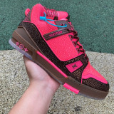 Authentic LV Trainer Sneaker Low Crystal Brown red