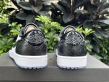 Authentic Air Jordan 1 Low Golf “Endless Pursuit” Black/White