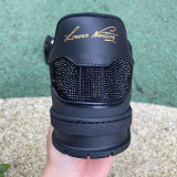 Authentic LV Trainer Sneaker Low Crystal Black