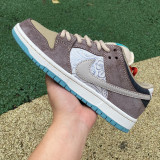 Authentic Nike SB Dunk Low Big Money Savings Brown Grey