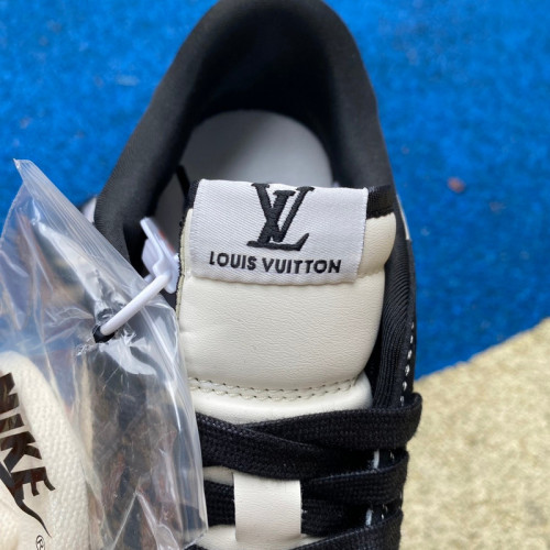 Authentic Travis Scott x Air Jordan 1 Low x Louis Vuitton Black/White