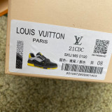 Authentic LV Trainer Sneaker Low Crystal Black/Grey/Purple