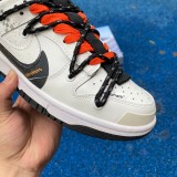 Authentic Nike SB Dunk Low White/Red/Black