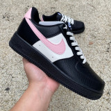 Authentic Nike Air Force 1 BY YOU Black/White/Pink