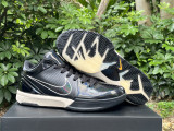 Authentic UNDEFEATED x Nike Kobe 4 Protro Black