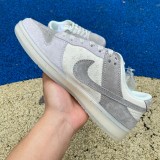 Authentic Nike Dunk Low Retro x Louis Vuitton Grey/White