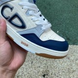 Authentic Dior B57 Mid Oblique White/Grey/Blue