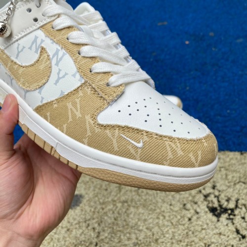 Authentic Nike Dunk Low Retro x Louis Vuitton Yellow/White