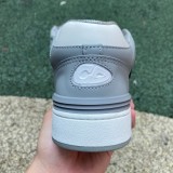 Authentic Dior B57 Mid Oblique Grey/White