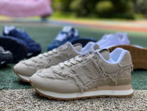 Authentic New Balance 574  x MU MU Women Shoes Beige