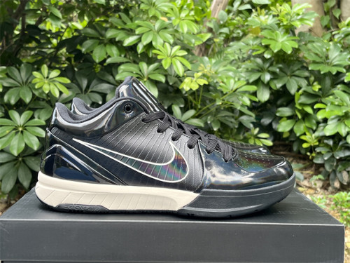 Authentic UNDEFEATED x Nike Kobe 4 Protro Black