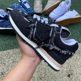 Authentic New Balance 574  x MU MU Women Shoes Jeans Black