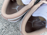 Authentic Air Jordan 1 Low White/Light Bone