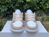 Authentic Air Jordan 1 Low White/Light Bone