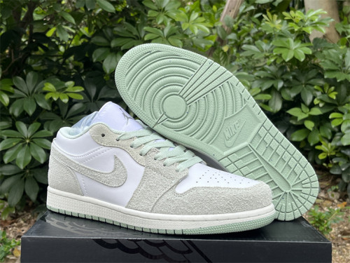 Authentic Air Jordan 1 Low SE White/Seafoam-Sail