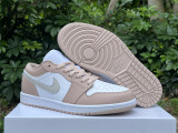 Authentic Air Jordan 1 Low White/Light Bone