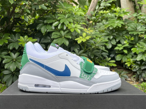 Authentic Jordan Legacy 312 Low White/Green