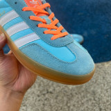 Authentic Adidas Originals Samba Gazelle Indoor Blue/White
