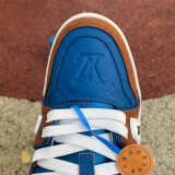Authentic LV Trainer Sneaker Coffee/Blue