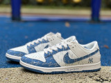 Authentic Nike Dunk x MLB White/Blue