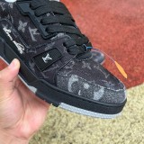 Authentic LV Trainer Sneaker Black