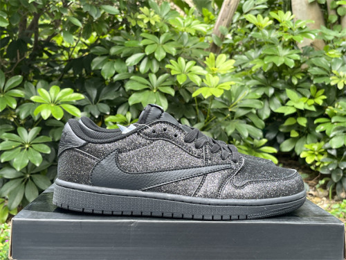 Authentic Travis Scott x Air Jordan 1 Low Black
