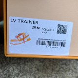 Authentic LV Trainer Maxi White Orange