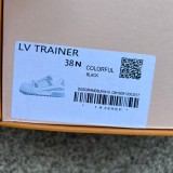 Authentic LV Trainer Maxi White grey