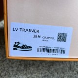 Authentic LV Trainer Maxi Jeans Black/White