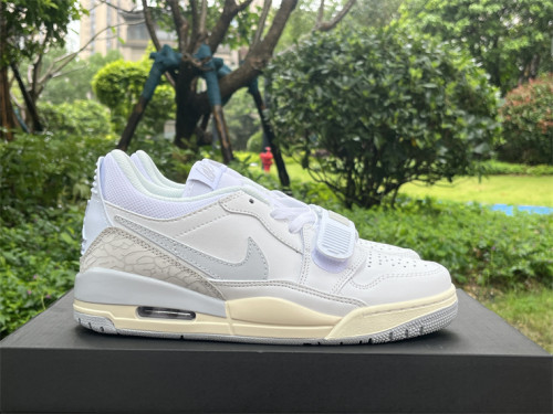 Authentic Jordan Legacy 312 Low White/Silver