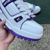 Authentic LV Trainer Maxi White Purple