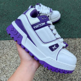Authentic LV Trainer Maxi White Purple
