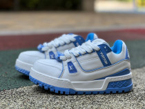 Authentic LV Trainer Maxi White Blue