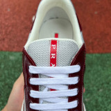 Authentic Prada Galzature Uomo Wine Red