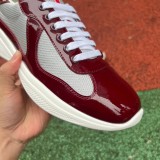 Authentic Prada Galzature Uomo Wine Red