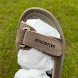 Authentic Balenciaga Tourist Sandal Brown