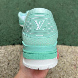 Authentic LV Trainer Sneaker Light Green