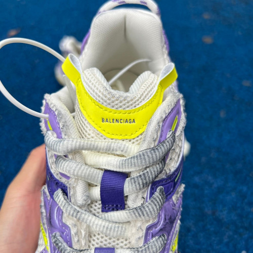 Authentic Balenciaga Runner White/Purple/Yellow