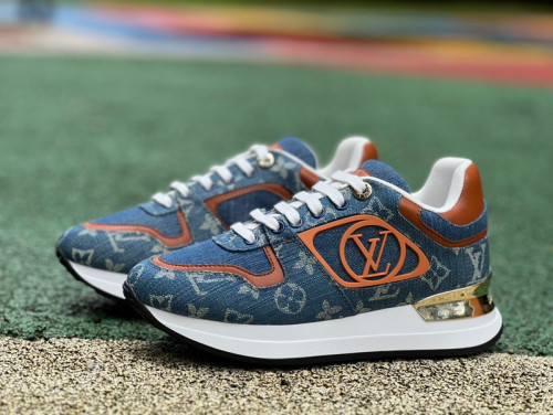 Authentic LV Neo Run Away Sneaker Jeans Blue