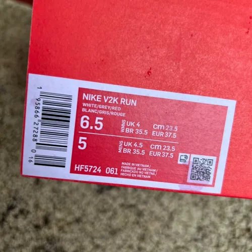 Authentic Nike V2K RUN Red/White/Brown