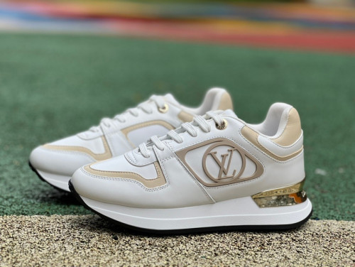 Authentic LV Neo Run Away Sneaker Gold