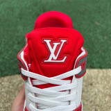 Authentic LV Arch Licht Sneaker White/Grey/Red