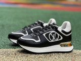 Authentic LV Neo Run Away Sneaker Blak/White/Gold
