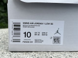 Authentic Air Jordan 1 Low Metallic Silver/Photon Dust