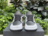 Authentic Air Jordan 1 Low White/Metallic Gold-Black