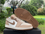 Authentic Air jordan 1 Low Premium “Tan/ Brown”