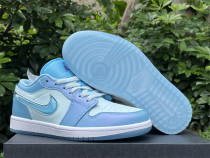 Authentic Air jordan 1 Low SE Aquarius Blue