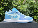 Authentic Air jordan 1 Low SE Aquarius Blue
