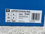 Authentic AdiFOM IIINFINITY Mule Slides Black